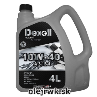 Dexoll 10W-40 A3/B4 4L