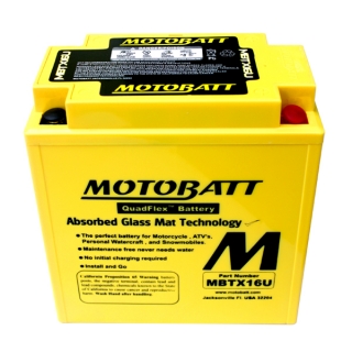 MotoBatt MBTX16U 12V/19Ah (P+L)
