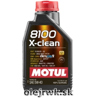 MOTUL 8100 X-clean gen2 5W-40 1L