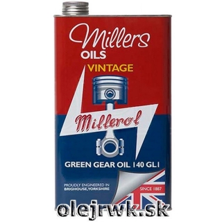 Millers Oils Green Gear Oil (VINTAGE) 140 1L