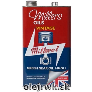 Millers Oils Green Gear Oil (VINTAGE) 140 5L