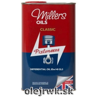 Millers Oils Classic Differential Oil (PISTONEEZE) 85W-140 1L