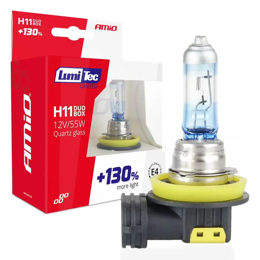H11 LumiTec LIMITED +130% DUO 12V 55W 2ks