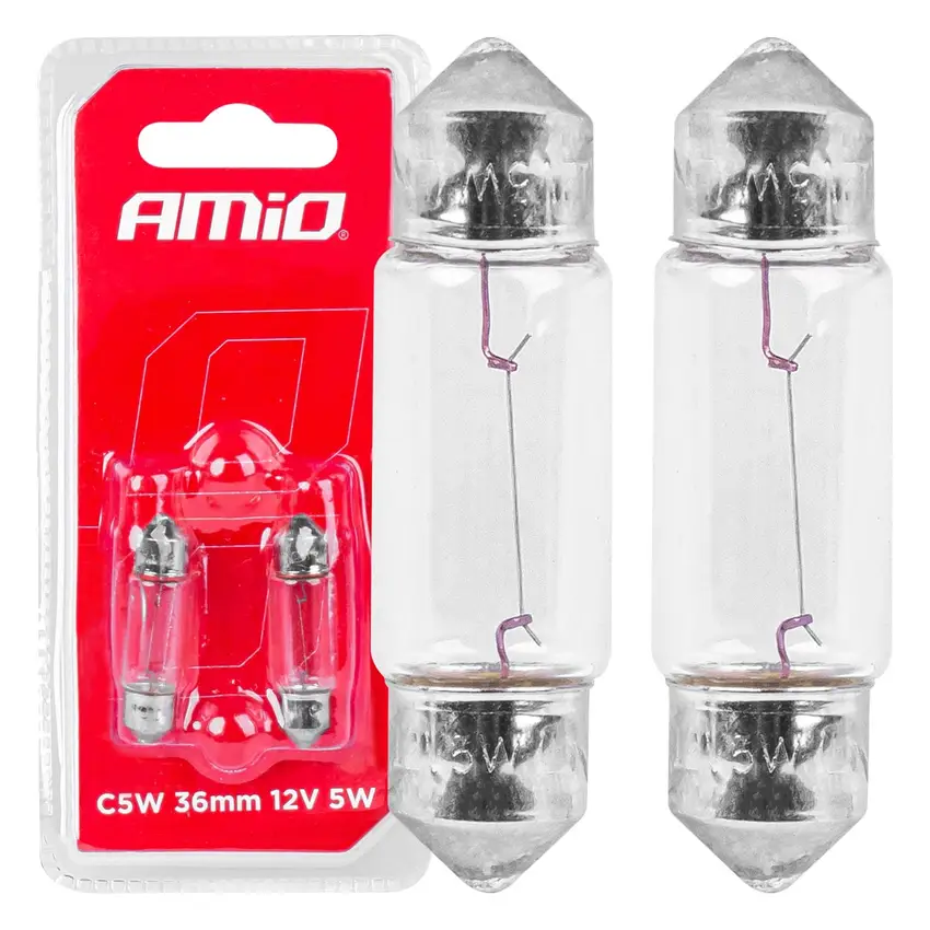 C5W Festoon SV8,5-8 36mm 12V 5W 2ks blister
