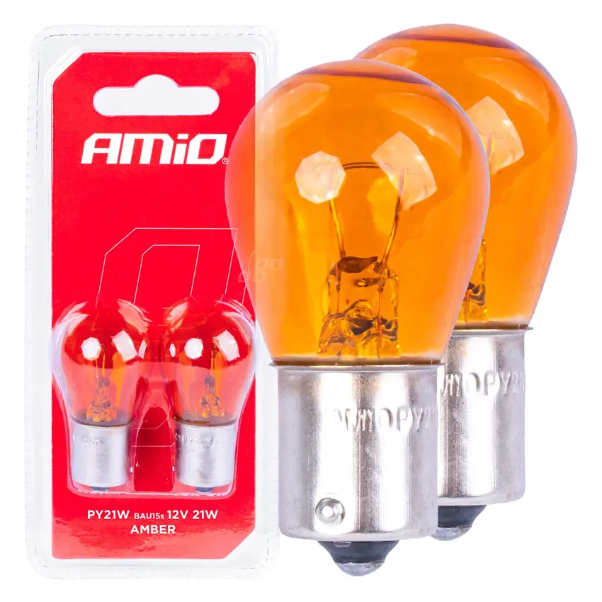 PY21W BAU15s 12V 21W AMBER 2ks blister