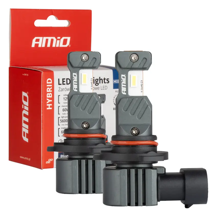 AMiO LED HYBRID Séria 6000K CANBUS HIR2 2ks