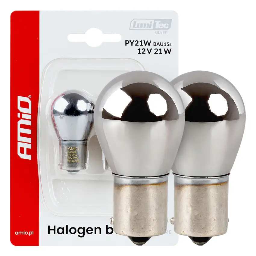 PY21W 12V 21W BAU15s LumiTec CHROME 2ks