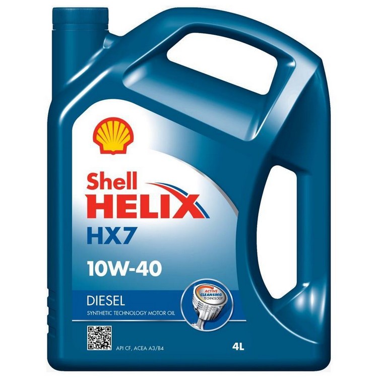 SHELL HELIX HX7 DIESEL 10W-40 4L
