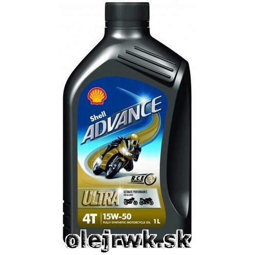 Shell ADVANCE ULTRA 4T 15W-50 1L