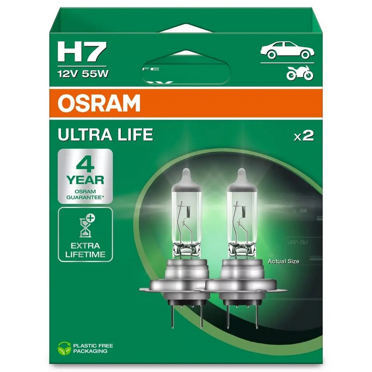H7 OSRAM Ultra Life  Box 2ks