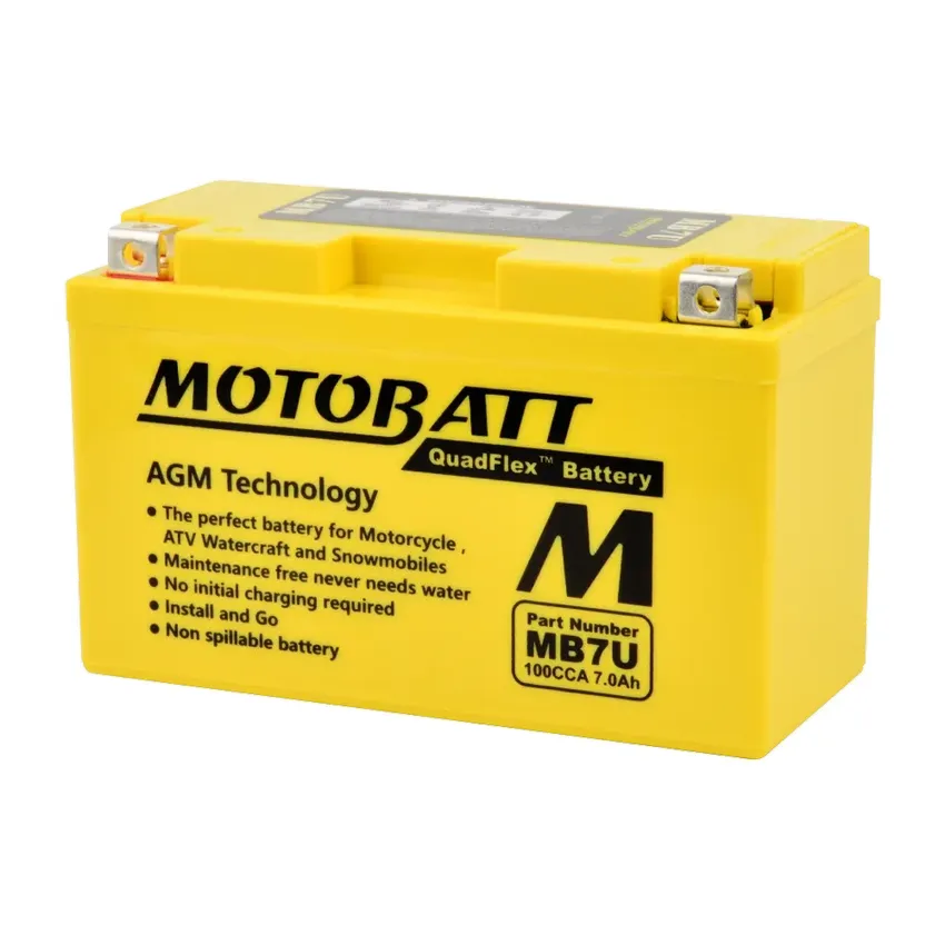 MotoBatt MB7U 12V/7Ah (L)
