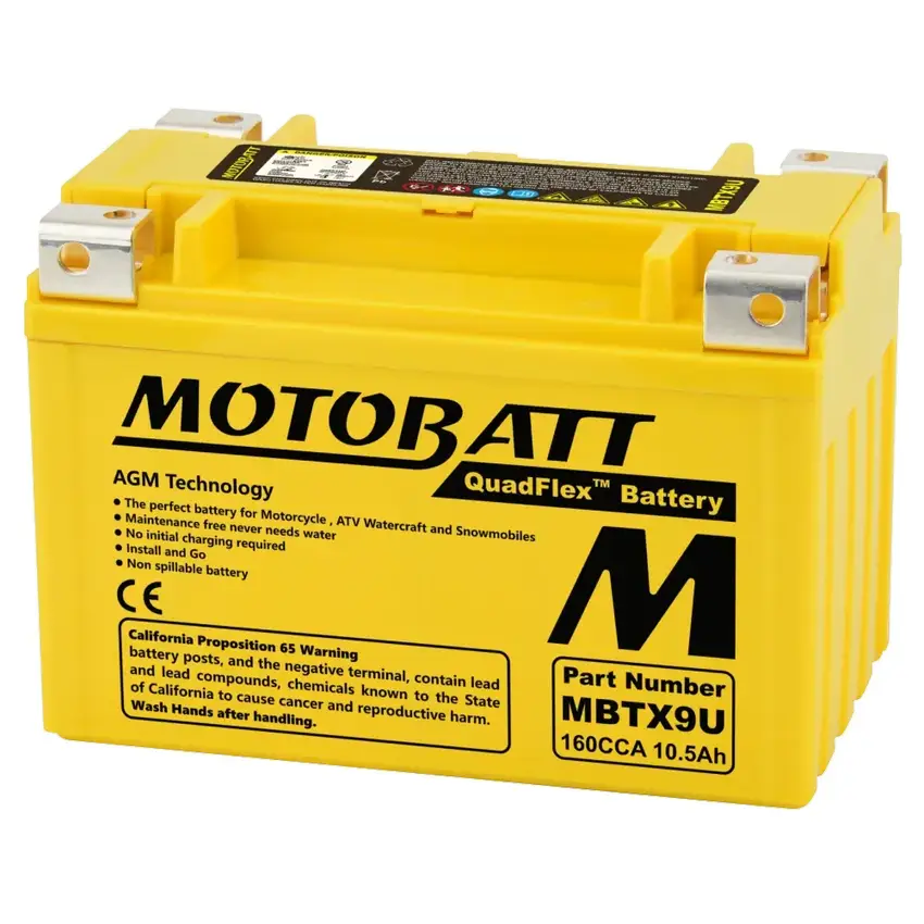 MotoBatt MBTX9U 12V/10,5Ah (P+L)