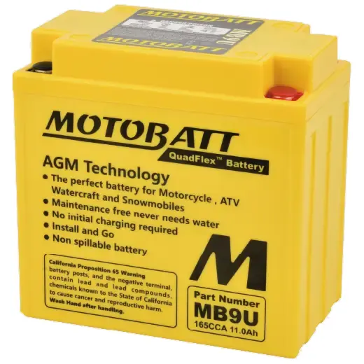 MotoBatt MB9U 12V/11Ah (P+L)