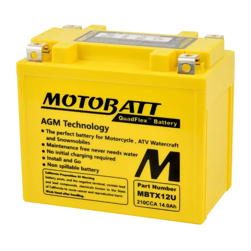 MotoBatt MBTX12U 12V/14Ah (P+L)