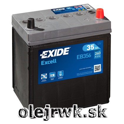 EXIDE Excell EB356 12V 35Ah