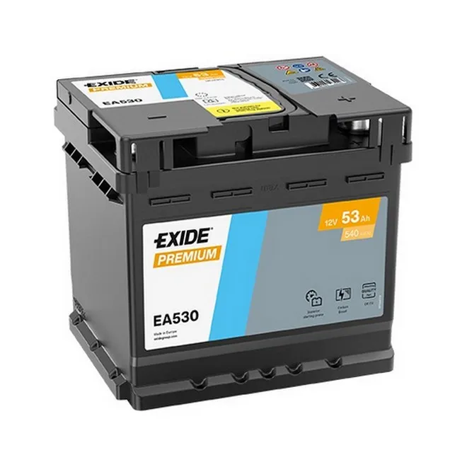 EXIDE Premium EA530 12V 53Ah 