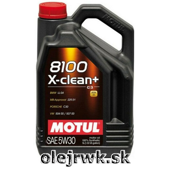 MOTUL 8100 X-clean+ 5W-30 5L