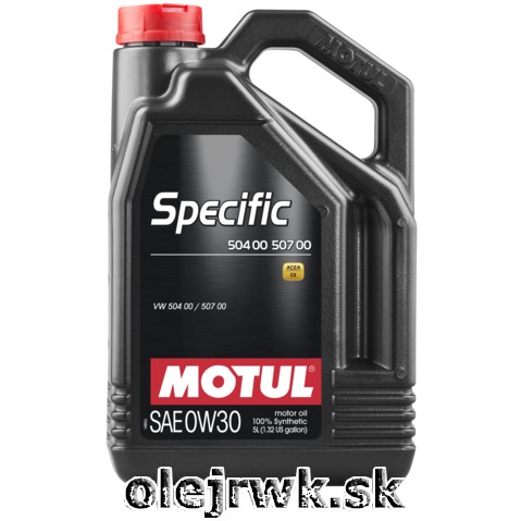 MOTUL Specific 504.00/507.00 0W-30 5L