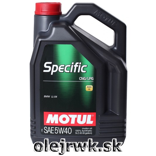 MOTUL Specific CNG/LPG 5W-40 5L