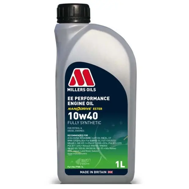 MILLERS OILS EE Performance 10W-40 1L