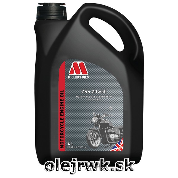 Millers Oils ZSS 4T 20W-50 4L