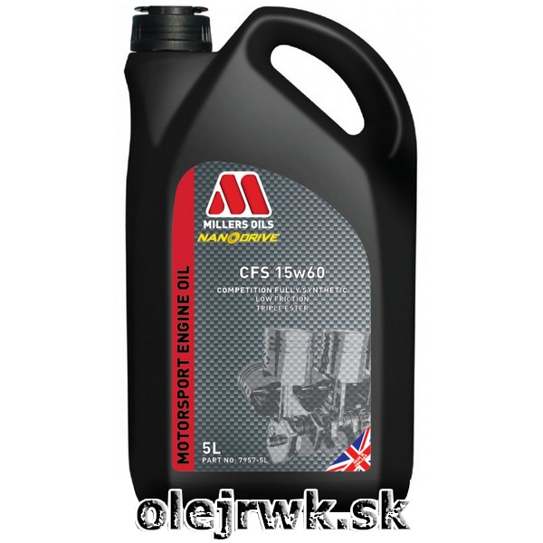 Millers Oils CFS (NANODRIVE) 15W-60 5L
