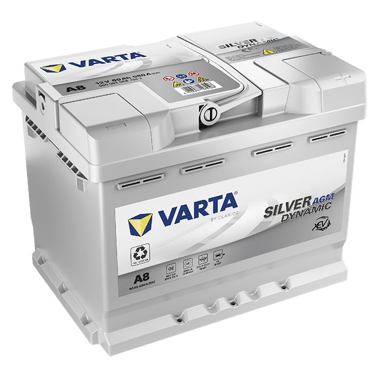 VARTA SILVER Dynamic AGM A8 12V 60Ah