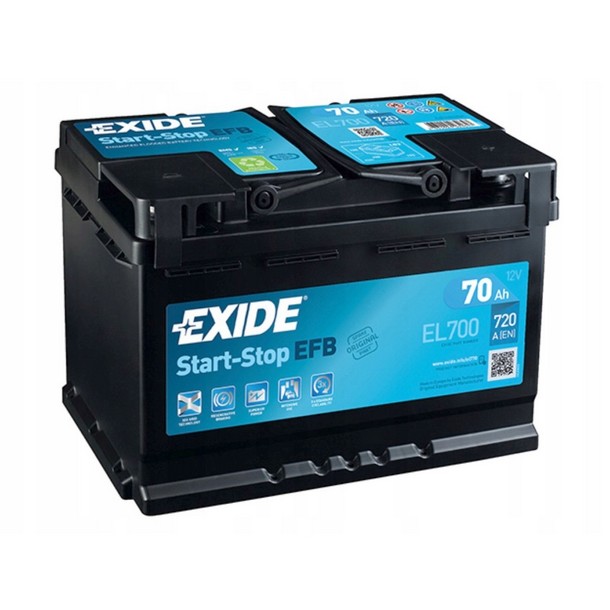 EXIDE EFB EL700 12V 70Ah 