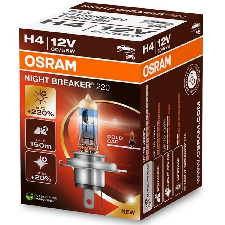 H4 OSRAM Night Breaker 220 1ks 