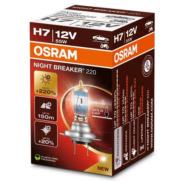 H7 OSRAM Night Breaker 220 1ks