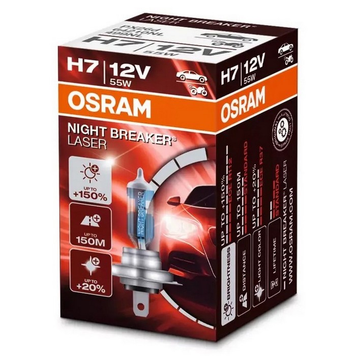 H7 OSRAM Night Breaker Laser  +150%  1ks