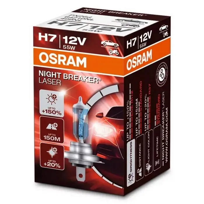 H7 OSRAM Night Breaker Laser  +150%  1ks