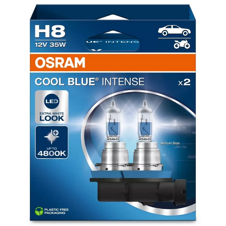 H8 OSRAM Cool Blue Intense Box 2ks