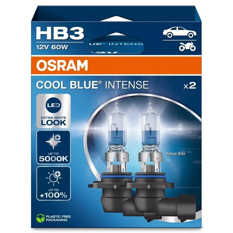 HB3 OSRAM Cool Blue Intense Box 2ks