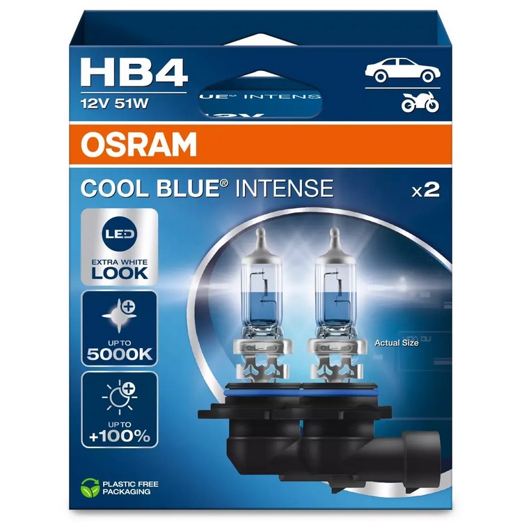HB4 OSRAM Cool Blue Intense Box 2ks