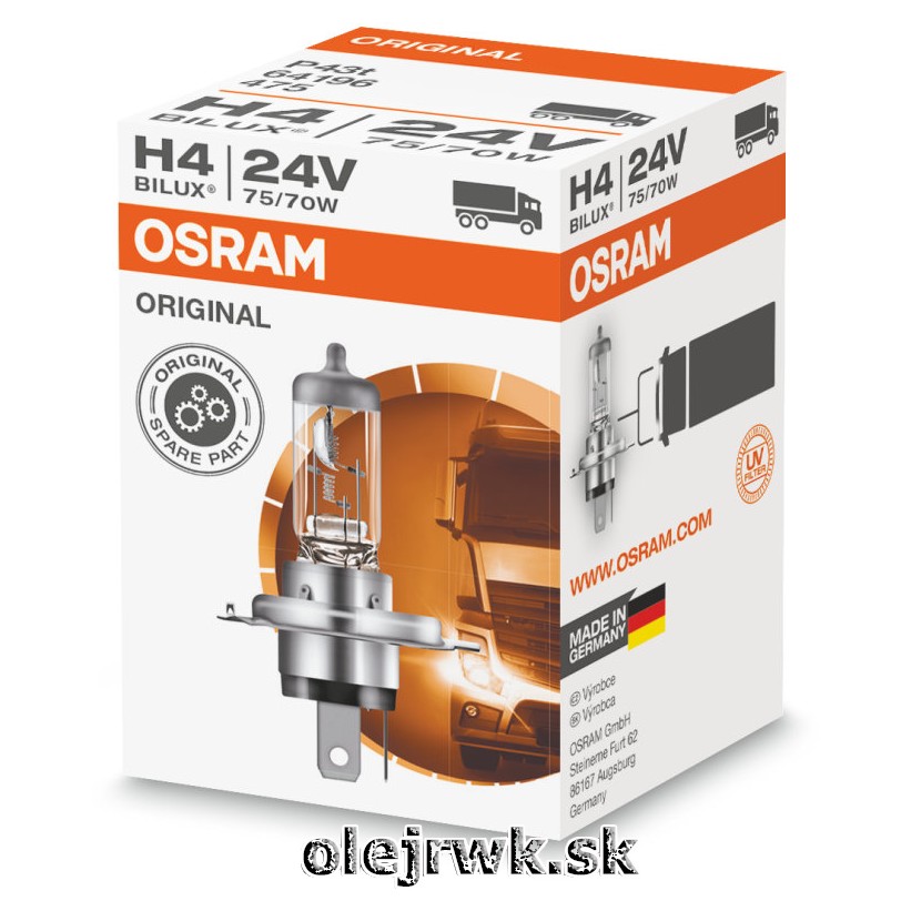 H4 OSRAM TRUCK Original Line  1ks