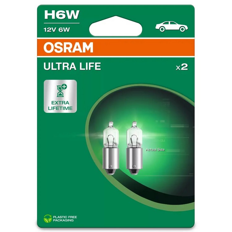 OSRAM Ultra Life  H6W BAX9s  Blister 2ks