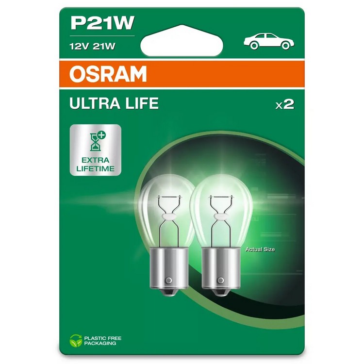 OSRAM Ultra Life  P21W BA15s Blister 2ks