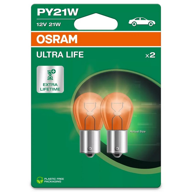 OSRAM Ultra Life PY21W BAU15s Blister 2ks