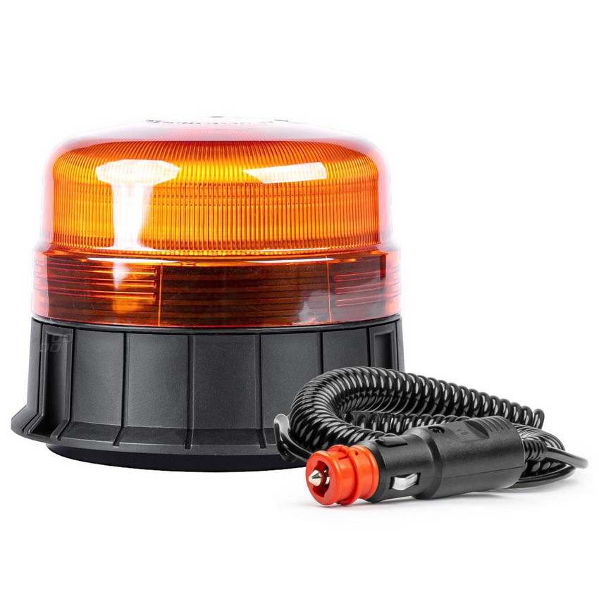 LED Maják magnetický + skrutky oranžový