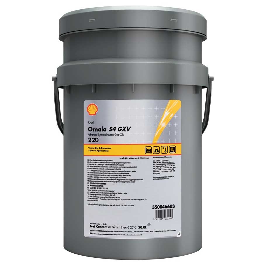 SHELL Omala S4 GXV 220 20L