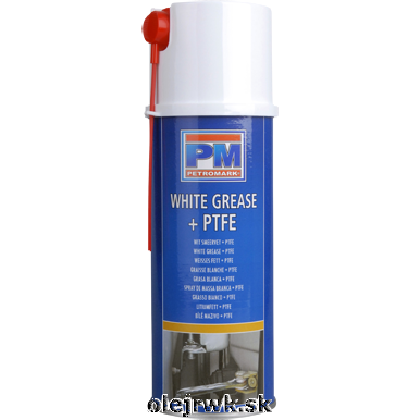 PM BIELE MAZIVO + PTFE - spray  400ml