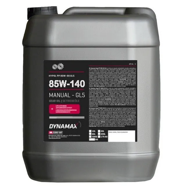 DYNAMAX HYPOL 85W-140 GL5 10L