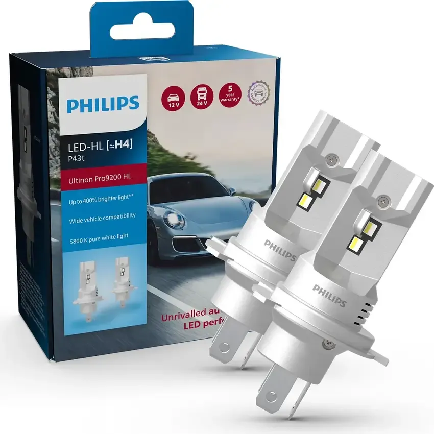 PHILIPS LED Ultinon Pro9200 H4 2ks