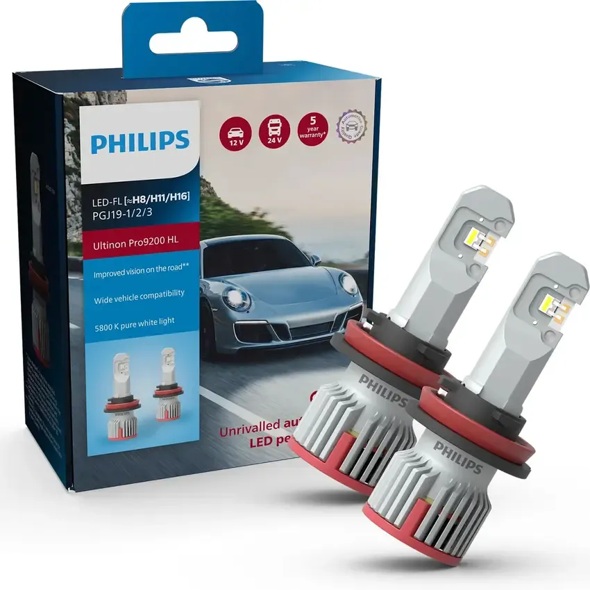 PHILIPS LED Ultinon Pro9200 H8/H11/H16 2ks