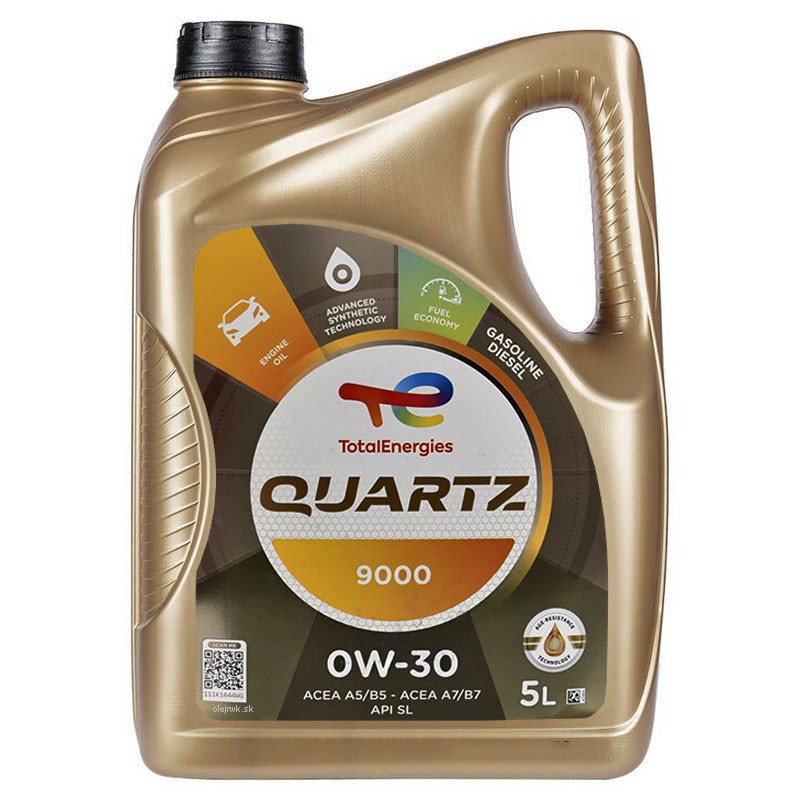 TOTAL QUARTZ 9000 0W-30 5L