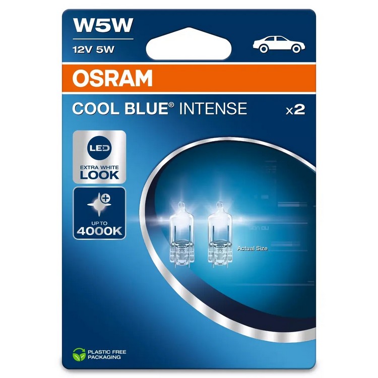 OSRAM Cool Blue Intense W5W W2.1x9.5d Box 2ks