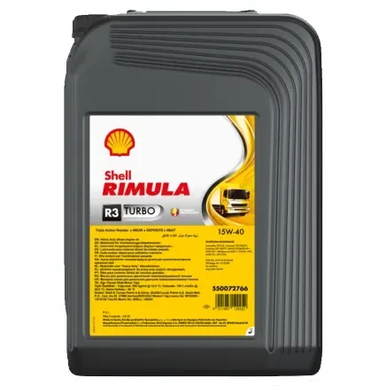 SHELL RIMULA R3 TURBO 15W-40 20L