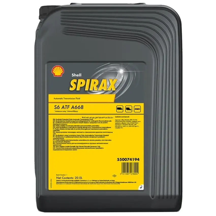 SHELL SPIRAX S6 ATF A668 20L