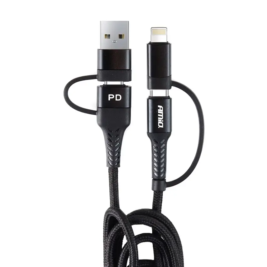 Multikábel USB-A / USB-C / Lightning